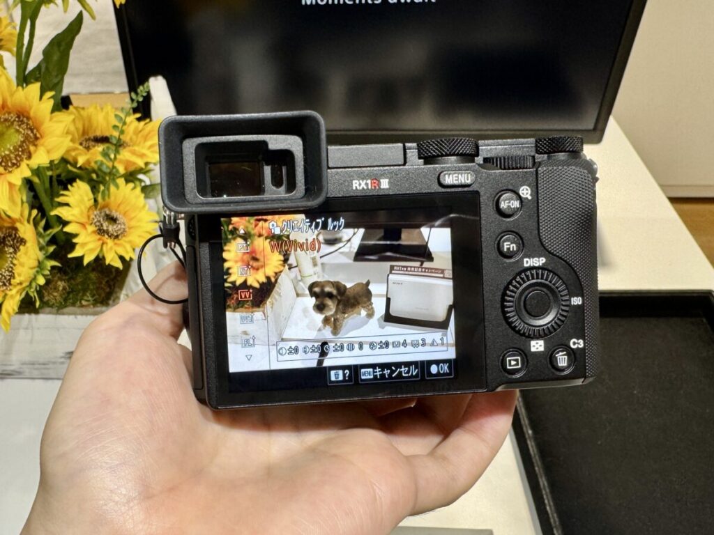 「RX1R III」で撮影中